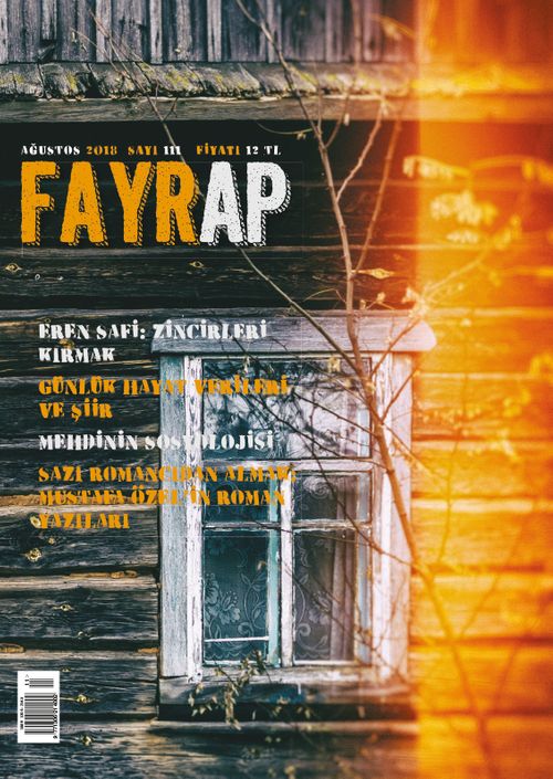 Fayrap Edebiyat Dergisi Ağustos  2018 Sayı:111