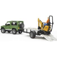 Land Rover Arazi Aracı ve Jcb Mini Kazıcı (02593)