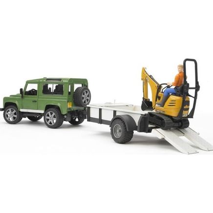 Land Rover Arazi Aracı ve Jcb Mini Kazıcı (02593)