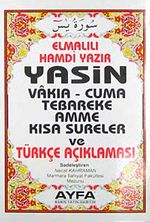 Yasin Vakıa-Cuma Tebareke Amme  Kısa Sureler ve Türkçe Açıklaması (Kod:009 Çanta Boy)