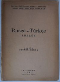 Rusça-Türkçe Sözlük (Kod:6-B-26)