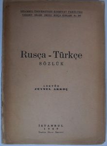 Rusça-Türkçe Sözlük (Kod:6-B-26)