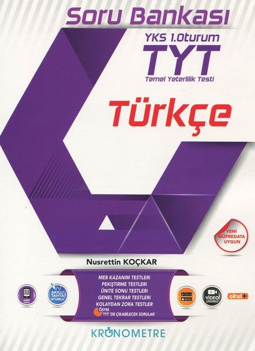 TYT Türkçe Soru Bankası (Temel Yeterlilik Testi) (Nusrettin Koçkar
