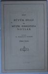 B&uuml;y&uuml;k Bilgi ve M&uuml;zik Hakkında Notlar 6-F-31