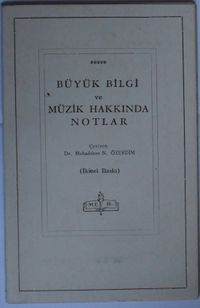 Büyük Bilgi ve Müzik Hakkında Notlar 6-F-31