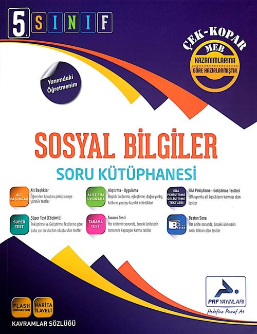 5. Sınıf  Sosyal Bilgiler Soru Kütüphanesi