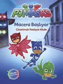 Pjmasks  - Macera Başlıyor Çıkartmalı Faaliyet