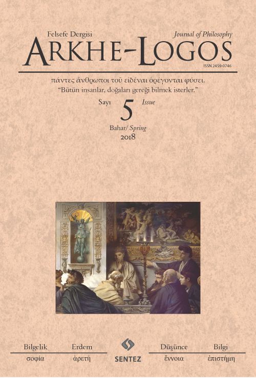 Arkhe-Logos Felsefe Dergisi Bahar Sayı:5 2018