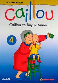 Caillou ve Büyük Annesi / Boyama Kitabı-4