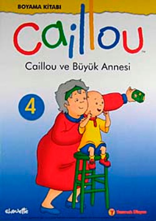 Caillou ve Büyük Annesi / Boyama Kitabı-4