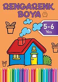 Rengarenk Boya 6 / 5-6 Yaş Turuncu Kitap