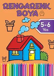 Rengarenk Boya 6 / 5-6 Yaş Turuncu Kitap