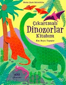 Çıkartmalı Dinozorlar Kitabım / Kes - Boya - Yapıştır