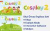 Cosplay 2 Okul Öncesi İngilizce Eğitim Seti (kitap +Faaliyet Kitabı +Stickers +Interactive software)