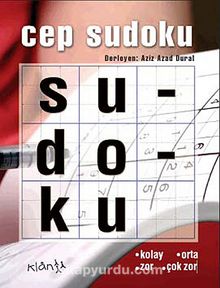 Cep Sudoku & Kolay-Orta-Zor-Çok Zor