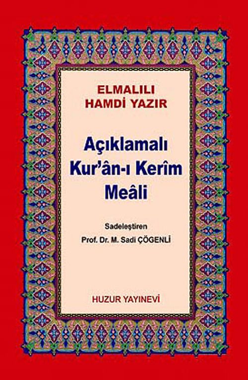 Açıklamalı Kur'an-ı Kerim Meali Metinsiz Küçük Boy (Kod:045)