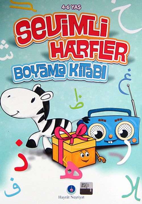 Sevimli Harfler Boyama Kitabı