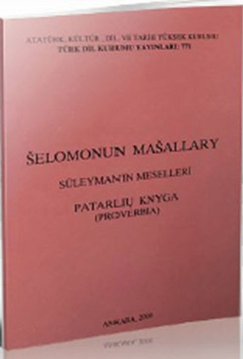 Selomonun Masallary / Süleyman'ın Meselleri