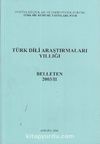 Türk Dili Araştırmaları Yıllığı Belleten 2003 / 2