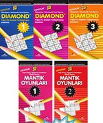 Diamond Zeka Oyunları Dizisi Dünya Beyin Olimpiyatları (5 Kitap)