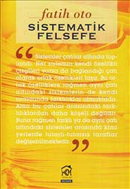 Sistematik Felsefe