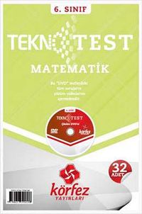6. Sınıf Matematik Tekno Test (Çözüm Dvd'li)