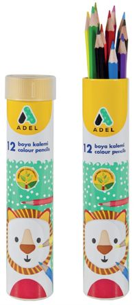 Metal Tüp Boya Kalemi 12 Renk Tam Boy (2112315013)