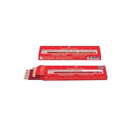 Faber Castell Kırmızı Kopya Kalemi 12 Adet (1410)