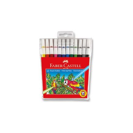 Faber-Castell  Keçeli Kalem 12 Renk Yıkanabilir (155130)