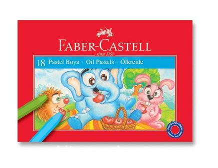 Faber-Castell Karton Kutu Pastel Boya 18 Renk (5282 125318)