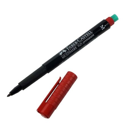 Faber-Castell Permanent (M) Kırmızı (5010152521)10'lu