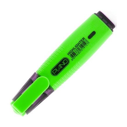 Pıano Highlighter Fosforlu Kalem Renk - Yeşil 10'lu (Klm-002)