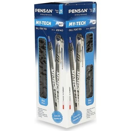 Pensan My-Tech Tükenmez Kalem 0.7 Mm Mavi 25'li(2240)