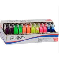 Pıano Renkli Bant ve Bant Kesici 12'li Paket (Bnt-09)