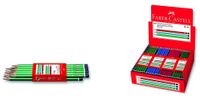 Faber-Castell Köşeli Mercanlı Kurşunkalem 12'li Yeşil