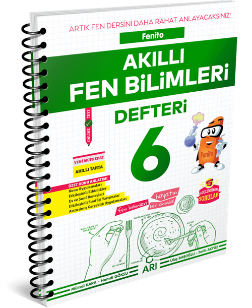 6. Sınıf Fenito Akıllı Fen Bilimleri Defteri