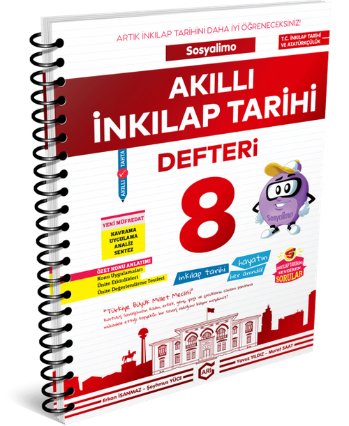 8. Sınıf Sosyalimo Akıllı İnkılap Tarihi Defteri