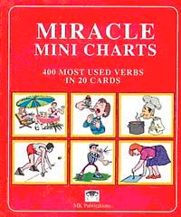 Miracle Mini Charts / 400 Most Used Verbs In 20 Cards