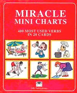 Miracle Mini Charts / 400 Most Used Verbs In 20 Cards