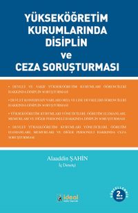 Yükseköğretim Kurumlarında Disiplin ve Ceza Soruşturması