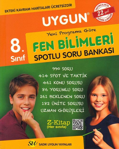 8. Sınıf Fen Bilimleri Spotlu Soru Bankası 