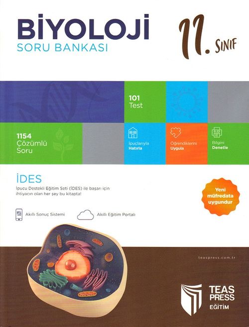 11. Sınıf Biyoloji Soru Bankası (Yeni Müfredat)