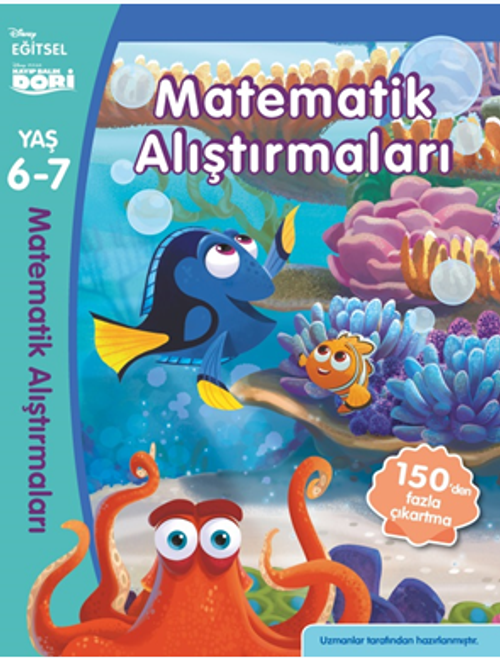 Disney Eğitsel Kayıp Balık Dory - Matematik Alıştırmaları 6-7 Yaş