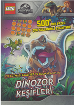 Lego Jurassic World Çıkartmalı Faaliyet ve Bulmaca Kitabı Dinozor Keşifleri