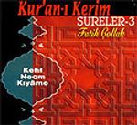 Kur'an-ı Kerimden Sureler 3 (Compact Disk)
