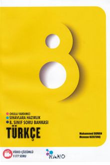 8. Sınıf Nano Türkçe Video Çözümlü Soru Bankası