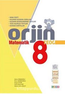 8 Teog Orjin Matematik Konu Özetli Soru Bankası - Kolektif