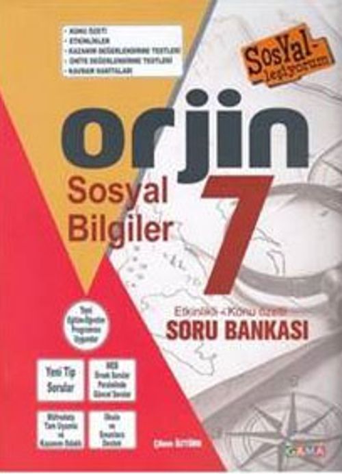 7 Orjin Sosyal Bilgiler Konu Özetli Soru Bankası 