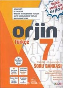 7 Orjin Türkçe Konu Özetli Soru Bankası 