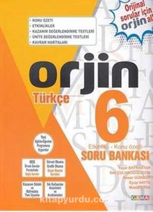 6 Orjin Türkçe Konu Özetli Soru Bankası 